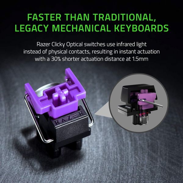 Razer Huntsman Mini (Purple Switch) Gaming Keyboard- UK Layout