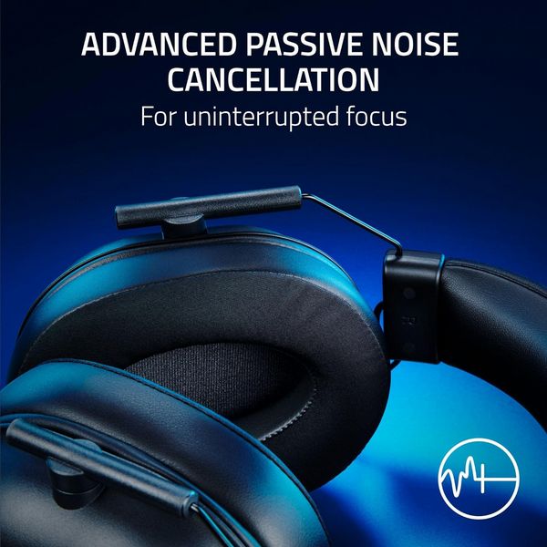 Razer Blackshark V2 X Wired Gaming Headset for PlayStation, Black�����