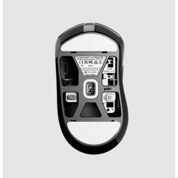 Pulsar X3 CrazyLight Mini Jet Black Wireless Gaming Mouse