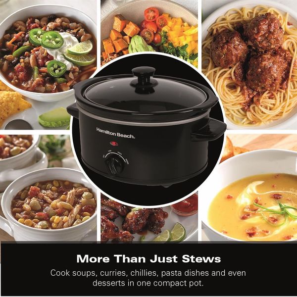 Hamilton Beach 3.5L Slow Cooker Black Open Box