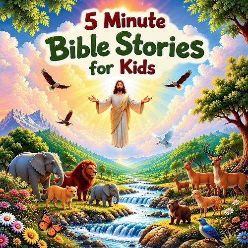  5 Minute Bible Stories for Kids: Bible Stories About Jesus and the Nativity: Short, Captivating Tales...