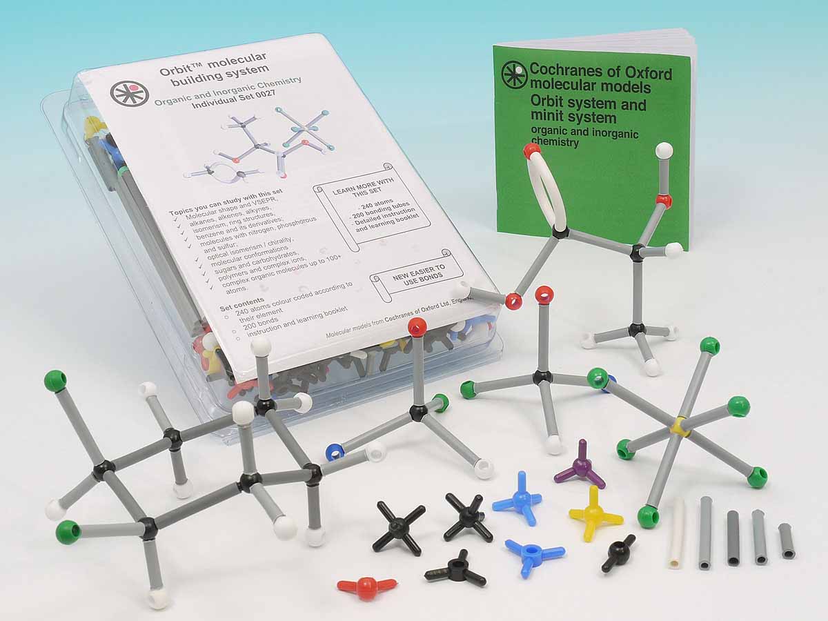 Orbit Molecular Building System - Organic and Inorganic Chemistry Set - Model 0027