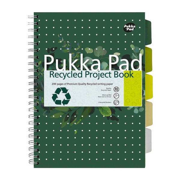 Pukka A4 Recycled Project Book