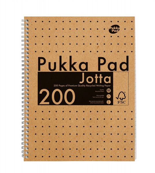 Pukka A4 Kraft Jotta Notepads