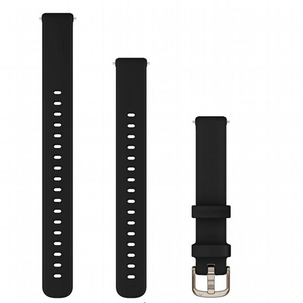 Garmin Lily 2 Silicone Band - Black, 110-195 Mm