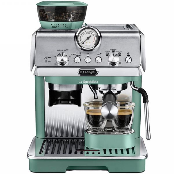 Delonghi La Specialista Arte Bean To Cup Manual Coffee Machine Green