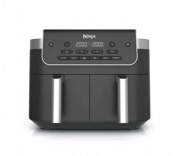 Ninja 6-In-1 Dualzone Dz801Uk 7.6L Air Fryer - Grey