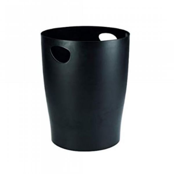 Contour Ergonomics Waste Paper Bin Black CE06113