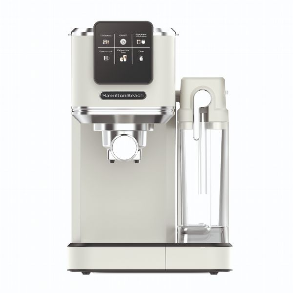 Hamilton Beach BaristaPro + Touch 8 in 1 Espresso With Milk Cream