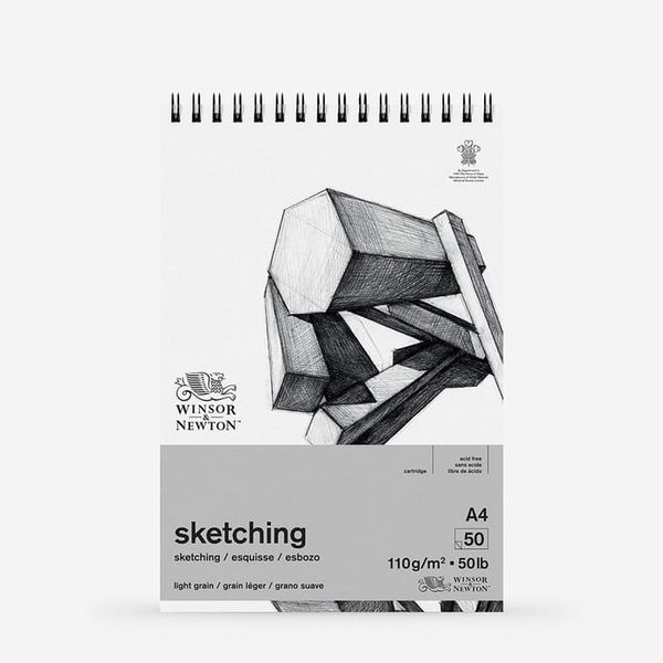 Winsor & Newton : Spiral Cartridge Sketching Pad : 110gsm : 50 Sheets : A4