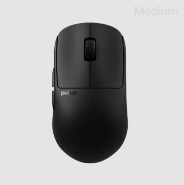 Pulsar X2H CrazyLight Medium Jet Black Wireless Gaming Mouse