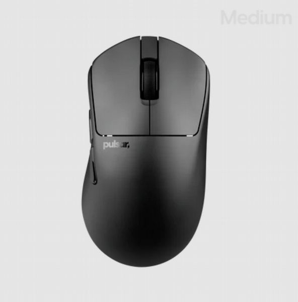 Pulsar X3 CrazyLight Medium Jet Black Wireless Gaming Mouse